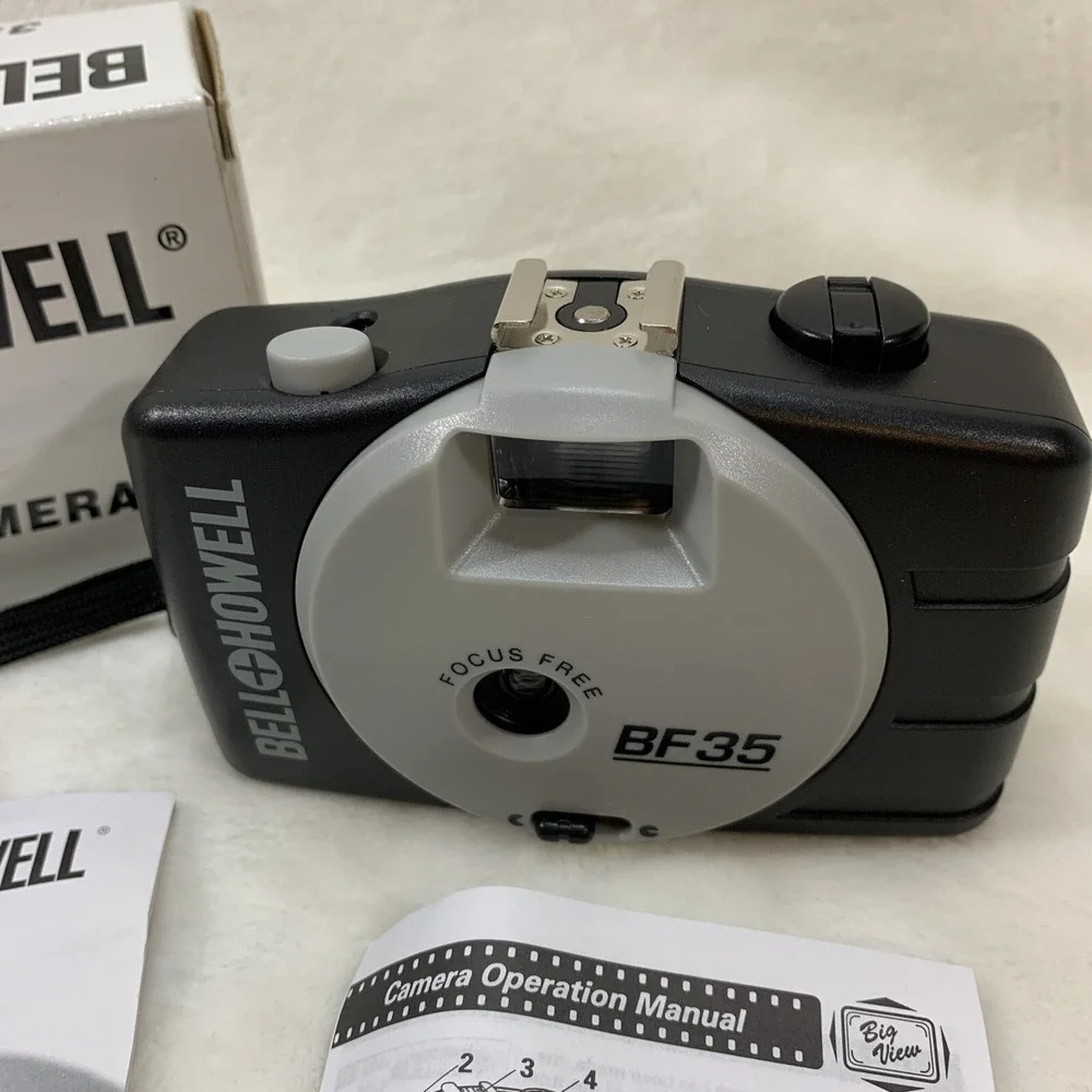 New Bell‎ Howell BF 35 Big Finder 35mm Camera Redeye reduction auto focus flash